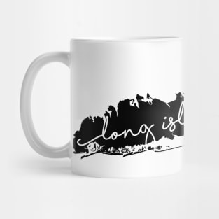 Long Island Map Outline Mug